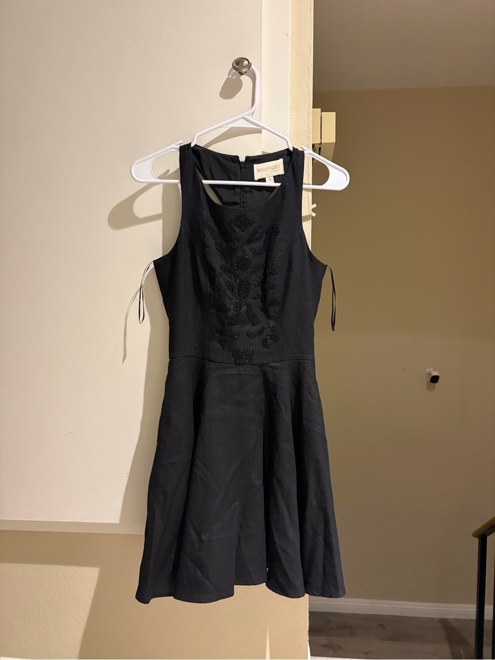 KEEPSAKE the Label Black Sleeveless Mini Dress with Embellished Bodice